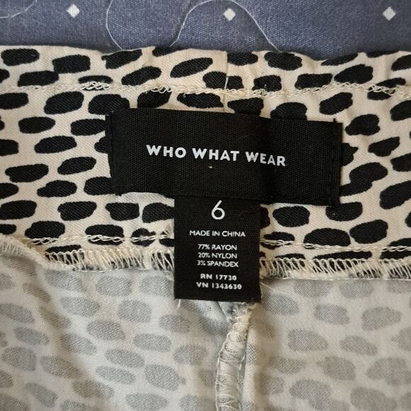 Who What Wear cropped pull on pants size 6 - Picture 3 of 5